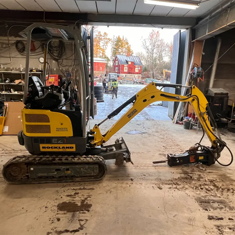 Wacker neuson EZ17 med bilhammare